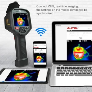 กล้องถ่ายภาพความร้อน HT-A10 ความละเอียด 252x192 อินฟราเรดแบบพกพา เชื่อมต่อ WIFI วัสดุ ABS ตรวจจับความร้อนใต้พื้น ซ่อมแซมวงจรระบบทำความร้อน กล้องถ่ายภาพความร้อน HT-A - Product Image 5