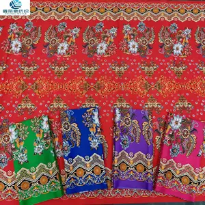 Klassisches Design hochwertiger Sarong 100% Polyester Batik Sarong Stoff Lungi