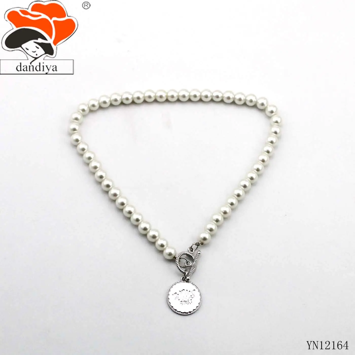 Collar de perlas con Logo WMS Alpha Delta Zeta Gamma PHI collar perlas collar hermandad griega y de la Fraternidad de logotipo personalizado