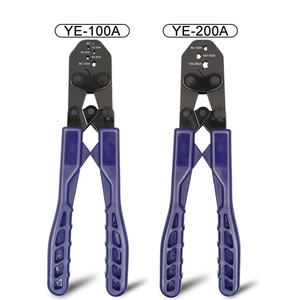 <span class=keywords><strong>Pince</strong></span> à <span class=keywords><strong>sertir</strong></span> à bec ouvert <span class=keywords><strong>pince</strong></span> à <span class=keywords><strong>sertir</strong></span> en fil d'acier au carbone de qualité bricolage 10-200A poignée souple plastique personnalisable OEM - Product Image 2