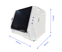 Machine de découpe et de gravure laser numérique automatique Hiwin 4040 Mini sans CO2 pour métal, acier inoxydable, or, argent, bijoux