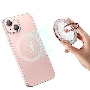 Ayrılabilir 360 döner parmak yüzük kavrama manyetik telefon tutucu <span class=keywords><strong>iPhone</strong></span> 14 13 12 Pro Max esnek ve masa kullanımı için - Product Image 4