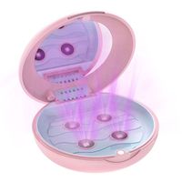 ODM Invisible Bretelles Bouche De Stockage Forme Ronde UVC Retenue Cas avec Miroir