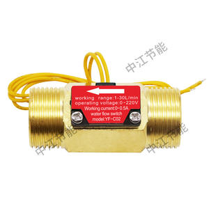 Sensor de Flujo de Agua de 6 Puntos de Cobre G3/4, Tipo Magnético con Teoría de Sensor Hall, Fabricado por Expertos en Sensores de Flujo de Líquido - Product Image 2