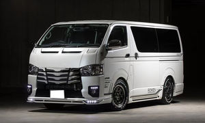 Hiace-capó de motor de diseño Rowen KDH200 para quantum hiace 2005-18 piezas, kit de carrocería extensible, estrecho, 1695 - Product Image 5