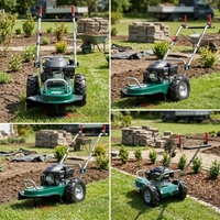 Débroussailleuse autotractée à essence haute puissance KONTORY KPT560S-PRO, tondeuse à gazon manuelle, coupe-herbe professionnel DIY