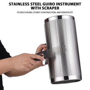 12 pollici in acciaio inox Guiro <span class=keywords><strong>strumento</strong></span> con raschietto Guiro <span class=keywords><strong>Shaker</strong></span> latino <span class=keywords><strong>strumento</strong></span> a percussione Guiro <span class=keywords><strong>strumento</strong></span> di formazione per il Jazz - Product Image 2