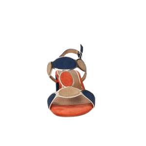 Marco Tozzi Women's <b>Heeled</b> <b>Sandal</b> 4 Cm <b>Blue</b> Beige Size 36 37 38 39 40 41 - Product Image 4