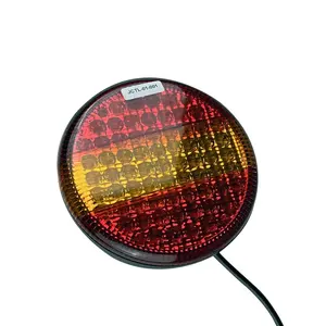 2024 New Product 4 Inch Led Truck Signal Light Red Amber Color Led Side Marker Lamp With Marquee Light