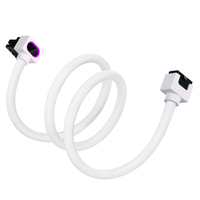 Kit de Extensiones de Cables AsiaHorse Hydrus de 8 Pines para Fuente de Alimentación, PVC de 18 AWG, Sincronización ARGB RGB para PC de Escritorio, Fuente de Alimentación, GPU, Placa Base