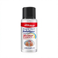 Solution réparatrice pour ongles South Moon Herbal 20ml, nettoie, blanchit, nourrit les ongles, soin antifongique pour les ongles des orteils, emballage individuel