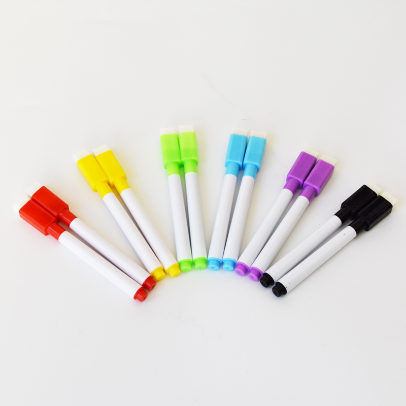 Маркеры для сухой стираемой доски с ластиком для обучения