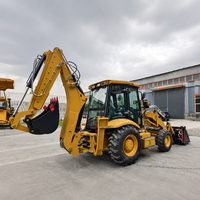 Mesin Cummins 7 Ton 75KW Baru Pompa Shantui Loader Roda Kompak Kecil Mesin Backhoe Loader Diesel Tugas Berat