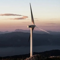 Système de générateur éolien de 500 kW de taille moyenne pour grandes pâturages avec tour indépendante de 42 m