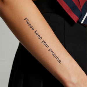 <span class=keywords><strong>Tatouage</strong></span> temporaire avec citations inspirantes, <span class=keywords><strong>tatouage</strong></span> semi-permanent, imperméable, résistant à la transpiration, dure 2 semaines, <span class=keywords><strong>tatouage</strong></span> <span class=keywords><strong>pour</strong></span> le bras, la taille - Product Image 1