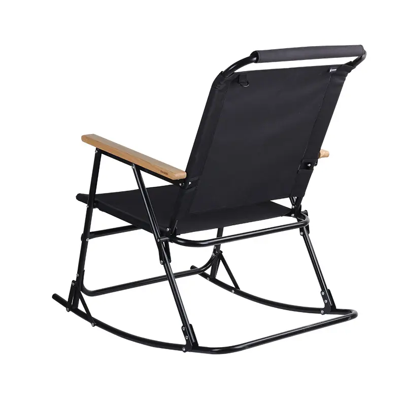 Manufacturers Factory Custom Lightweight Compact Beach Picnic Camping Folding Rocking Chair For Outdoor