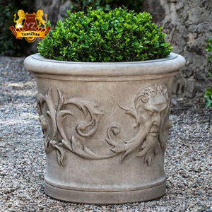 Haute Moderne Structure Simple Occidentale Grands Pots De Jardin En Pierre Support De <span class=keywords><strong>Pot</strong></span> De Fleur Haut pour Un Usage Domestique Extérieur - Product Image 5
