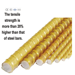 Chất lượng cao cường độ cao sợi thủy tinh thép cây 6mm,8mm,10mm,12mm sợi thủy tinh sóng thanh FRP thép cây gfrp thanh - Product Image 1