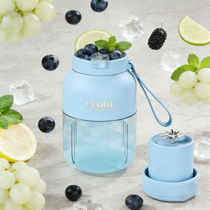 Mini-presse-agrumes multifonctionnel double tasse, portable, avec bouteille rechargeable USB – Offre spéciale usine - Product Image 2