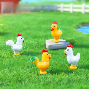 Adornos Colgantes Miniatura: Muñeco Creativo de <span class=keywords><strong>Pollito</strong></span> Divertido para Decoración de Jardinería y Paisajismo DIY - Product Image 1