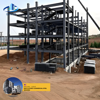 Nouveau bâtiment d'appartements préfabriqué à plusieurs étages en structure métallique pour usage résidentiel et commercial, durable et facile à installer