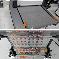 Traceur automatique d'autocollants en vinyle DTF Machine de découpe à plat de film de véhicule d'épreuvage de carton Découpeur d'étiquettes en cristal