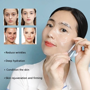 Meerwasser Bio-Kollagen Gesichtsmasken-Tuch Hydrogel Feuchtigkeitsspendend Aufhellend Straffend mit Algenextrakt Hyaluronsäure Vitamin C OEM - Product Image 2