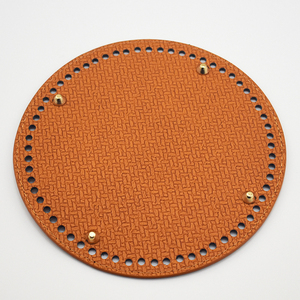 19cm Cirble Braided PU Leather Knitting Bag Bottom <strong>Fake</strong> Leather <strong>Handbag</strong> Base - Product Image 4