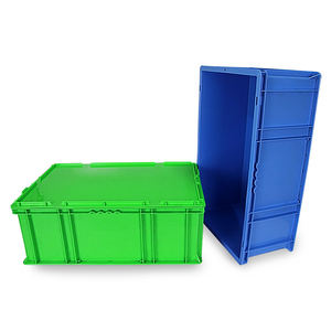 Boîte de rangement en plastique empilable aux normes européennes boîte de déménagement en plastique conteneurs - Product Image 5