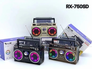 Nouveau panneau solaire FM/TV/AM/SW 4 bandes Batterie intégrée Haut-parleur <span class=keywords><strong>radio</strong></span> stéréo classique rechargeable vintage - Product Image 5