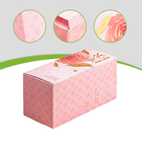Caja de Embalaje para Bolsitas de Té Plegable con Logotipo Personalizado de Alta Gama, con Relieve, Ecológica, de Cartulina Blanca