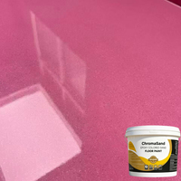 Peinture de sol époxy liquide PURCOAT effet marbre brillant, auto-nivelante, avec application au truelle, haute durabilité