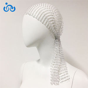 Ruidong all'ingrosso nuova moda donna all'aperto cappello da pirata berretto ciclismo Bead Bandana velo - Product Image 2