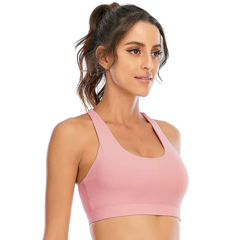 HUACHEN Wholesale New Arrival Gym Yoga Fitness Sports Bras Activewear Running Workout Breathable Bra for Women