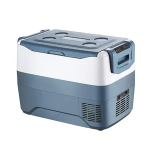Yüksek kapasiteli 40L buzdolabı taşınabilir 12V/24V araba buzdolabı dondurucu kompresörü