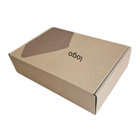 Boîte de vente au détail personnalisée XF à faible MOQ, en carton ondulé économique, pour expédition express, électronique, vêtements, carton couleur