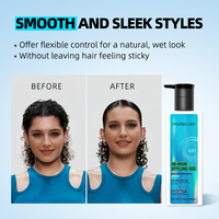 Gel Coiffant Anti-Frisottis et Anti-Électricité Statique, Tenue Longue Durée 48 Heures, Idéal pour Tresses et Coiffures