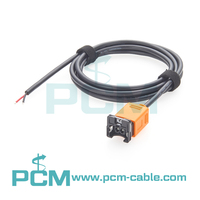 Cable Conector de Temporizador de Potencia Bidireccional Junior TE 282762-1 Hembra a Extremo Abierto para Sensor de Válvula Solenoide de Inyector de Combustible OEM de Fábrica
