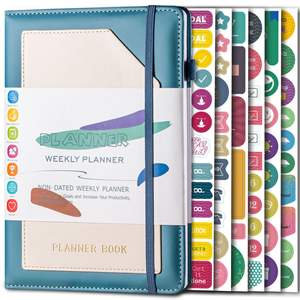 Myway Organisateur A5 Impression Personnalisée Journal Quotidien en <span class=keywords><strong>Cuir</strong></span> PU Agenda Notebook A5 Cheap Diary office To Do List Academic Planner - Product Image 1