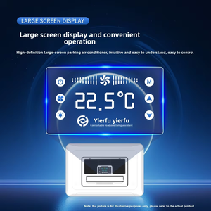 Retekool พัดลม2ตัวสำหรับจอดรถ, อินเวอร์เตอร์อัจฉริยะ4G 24V เครื่องปรับอากาศติดรถยนต์สำหรับรถบรรทุกติดตั้งเพิ่ม/อัปเกรดระบายความร้อนเร็วใหม่ - Product Image 3