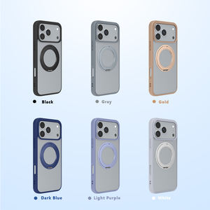 Funda Magnética Giratoria de 360 Grados para Teléfono con Soporte de Aluminio, Parachoques de TPU Flexible y Soporte de Aluminio para iPhone - Product Image 6