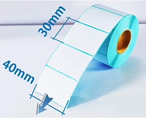 Etiqueta de Transferencia Térmica Autoadhesiva para Impresión de Etiquetas 58x40, Etiqueta de 3x2 Pulgadas con Logotipo Personalizado, Etiqueta para Contenedor de Laboratorio Médico 40x30 - Product Image 2