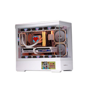 Boîtier PC Micro ATX <span class=keywords><strong>Gaming</strong></span> sur Mesure le Plus Vendu, Neuf, avec Refroidisseur Liquide 360mm Noir et Ventilateurs RGB – Boîtiers et Tours d'Ordinateur - Product Image 5