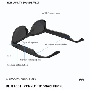 Gafas de Sol Inteligentes con Bluetooth y Audio Clásico de Moda GS01, Altavoz de Audio para Deportes al Aire Libre, Música, Gafas Inteligentes con Bluetooth para Ciclismo con IA - Product Image 4