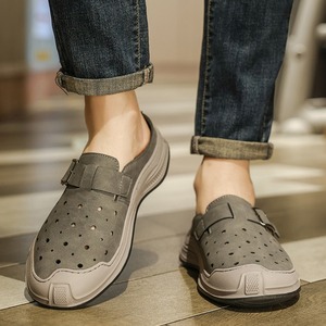 <b>Men's</b> breathable fashionable trendy summer outdoor half-slipper openwork design beach one-step-on Casual Sandals <b>For</b> <b>Men</b> - Product Image 2