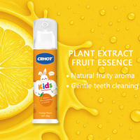 Mousse pour le nettoyage des dents à saveur naturelle et biologique, mousse blanchissante pour enfants, dentifrice liquide pour enfants 80g
