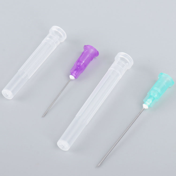 Agujas hipodérmicas desechables estériles de seguridad médica al por mayor 14/16/18/20/22/24/26G