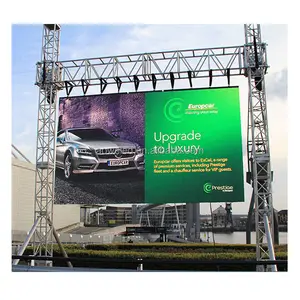 Tela gigante de parede com led de 3 níveis, à prova d' água, painel de vídeo da parede com p3.91, display de led exterior