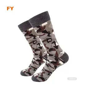 ZJFY- E211 erkek camo elbise çorap kamuflaj çorap camo kamuflaj çorap erkekler