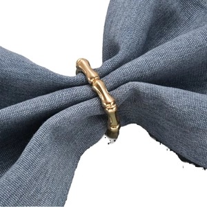 Anneaux de serviette de table de luxe de haute qualité pour hôtels et mariages, boucles rondes en fer durables et écologiques, en stock pour les fêtes et événements en plein air - Product Image 4